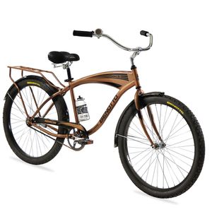 Bicicleta City Benotto Acero 1V.  OCEAN DR Contrapedal Bronce