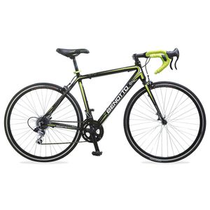 Bicicleta Benotto Ruta 570 R700 Aluminio 14V. Negro/Amarillo Neon Talla:51