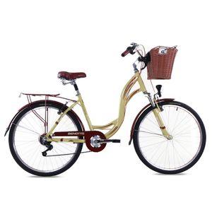 Bicicleta City Benotto R26 Aluminio CITY BIKE 7V. Crema Mujer
