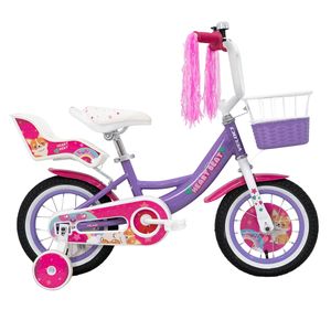 Bicicleta Veloci Heart Beat Infantil R12 Morado