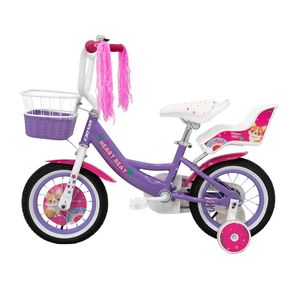 Bicicleta Veloci Heart Beat Rodada 12 Lila Infantil