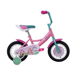 Bicicleta Veloci Princess Rodada 12 Rosa Infantil
