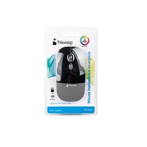 Mouse Nextep inalámbrico recargable negro ne-412n
