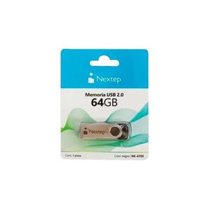 Memoria usb Nextep twist 64 GB negro ne-470s