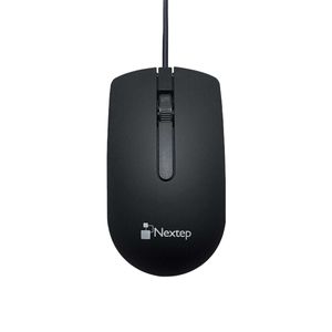 Mouse Nextep alámbrico negro ne-414