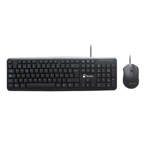 Kit de teclado y mouse Nextep alámbrico negro ne-416