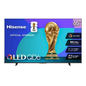 Pantalla Hisense smart tv 65P negro 65qd65qv