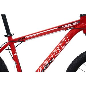 Bicicleta Veloci Deus 2.0 Rodada 26 Rojo De Montaña