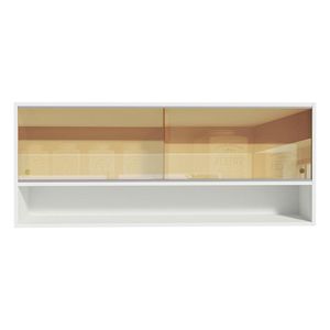 Gabinete superior Madesa 120cm glamy, lux y reims blanco