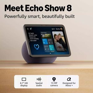 Asistente de voz Amazon echo show 8 negro b0dc8zmr1p