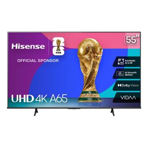 Pantalla Hisense 55p smart tv negro 55a65nv