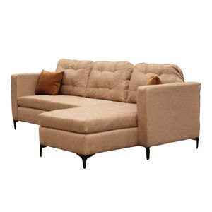 Sala esquinera Ibsa beige lisa