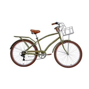 Bicicleta Veloci Amsterdam City Rodada 26 Verde Urbana