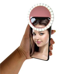 Luz para selfie Kole Imports recargable blanco ap784