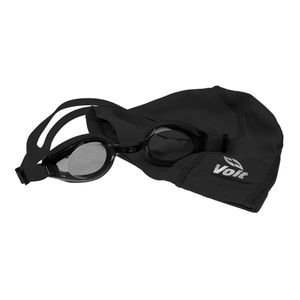 Set de natación Voit gorra y goggles negro 78664