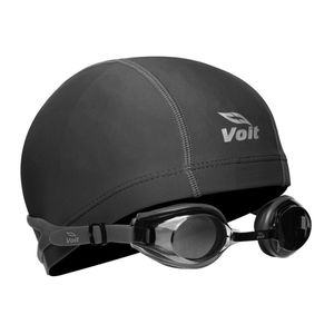 Set de natación Voit gorra y goggles negro 78664