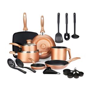 Batería de cocina Tefal 23 pzas dorado b953sn84