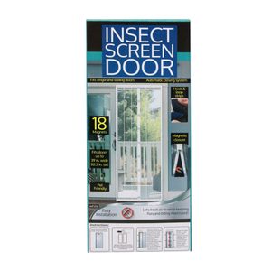 Puerta mosquitera Kole Imports blanco of984