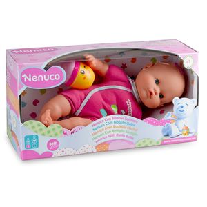 Set de muñecas biberón y sonajero Nenuco 700012764 1 pieza