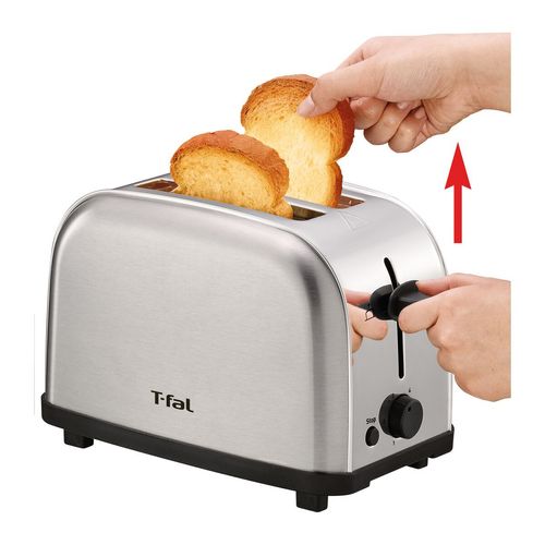 Tostador De Pan T-fal Plata Tt330Dmx