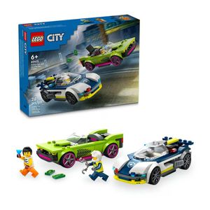 Armable Lego auto de policía y potente auto deportivo 60415