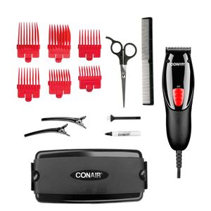 Juego de peluquería Conair de 18 piezas negro hc91res