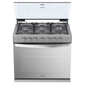 Estufa empotrable Whirlpool silver wer3000d