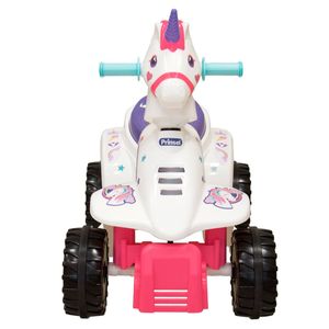 Moto eléctrica niña Prinsel unicornio blanco 1299