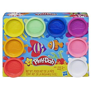 Mini Paquete Playdoh 8 Piezas Multicolor E5044