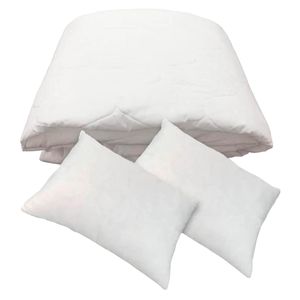 Kit de almohada y protector Spring Air queen size
