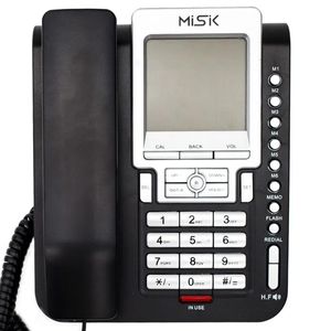 Teléfono alámbrico con id Misik modelo mt888