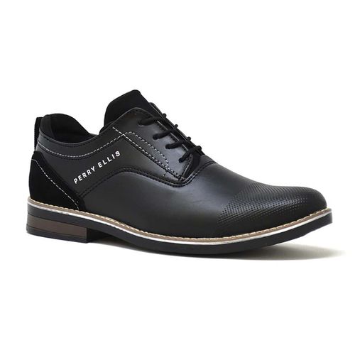 Zapato Casual Para Caballero Perry Ellis Negro PE-7049