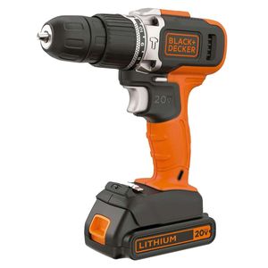 Taladro rotomartillo inalámbrico Black and Decker 20v bcd704c1-b3