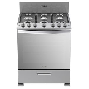 Estufa de piso Whirlpool 30p gris wfr3200d