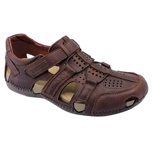 Sandalia Casual Para Caballero Lobo Solo Pitbull Brown 6597