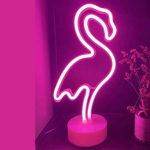 Lámpara Led Gadgets & Fun Flamingo Rosa