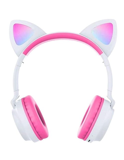 Audífonos Diadema Gadgets & Fun Orejas De Gato Blanco