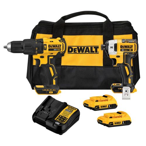 Combo Rotomartillo De Impacto Dewalt 20V DCK223D2-B3