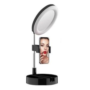 Aro de luz Gadgets & Fun con espejo plegable negro