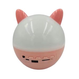 Lámpara con bocina integrada Gadgets & Fun luces rgb gato rosa