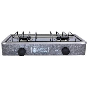Parrilla de gas Super Flama 2 quemadores gris 2q-r