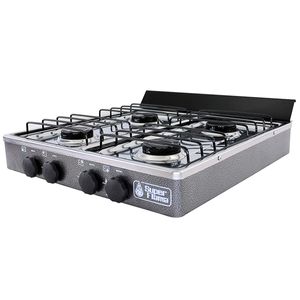 Parrilla de gas Super Flama 4 quemadores gris 4q-cag
