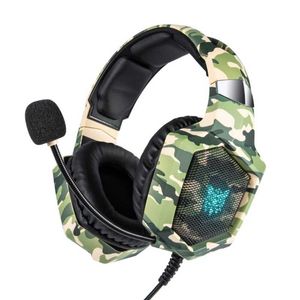 Audífonos gaming onikuma audio gamer con micrófono y luces led