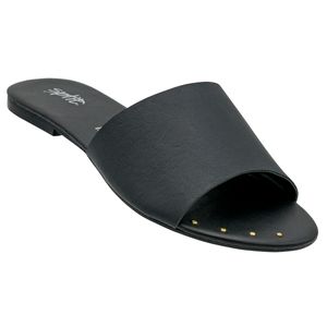 Sandalia De Piso Para Dama Split Negro 3502