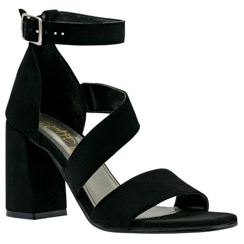 Sandalia De Vestir Para Dama Split Negro 7767