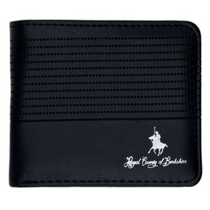 Cartera Para Caballero Royal County Polo Cl Negro B76-5050-1