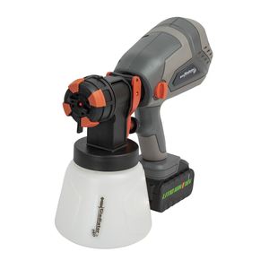 Pistola para pintar Gladiator 1.6psi 670ml + 1 batería 18v hvr 818 c1