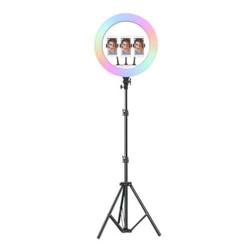 Aro De Luz Led RGB iluminación Blanca Gadgets & Fun 45cm Con Soporte