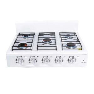 Parrilla De Sobreponer Con 5 Quemadores SUPRa Con Válvula De Seguridad 5Q-B