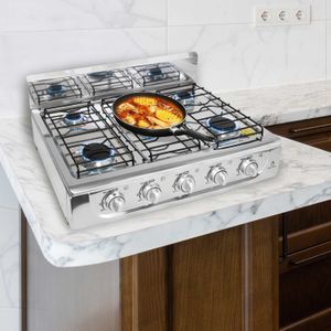 Parrilla De Sobreponer 5 Quemadores SUPRa para gas L.p. 5Q-ta